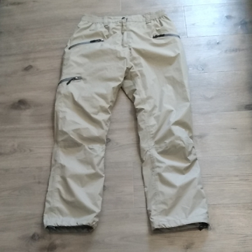 Beige Rain Pants